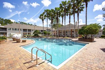 Resort style swimming pool